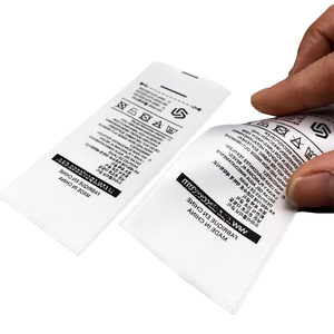 Étiquette RFID personnalisée durable longue portée pour tissu, étiquette tissée pour vêtement, 860-960 MHz, étiquette RFID UHF en nylon - Product Image 1