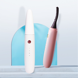 <span class=keywords><strong>Rizador</strong></span> <span class=keywords><strong>de</strong></span> <span class=keywords><strong>Pestañas</strong></span> Calefactado con Diseño Anti-Quemaduras OEM para Mujer, con Peine para <span class=keywords><strong>Pestañas</strong></span>, Recargable por USB, Herramientas <span class=keywords><strong>de</strong></span> Maquillaje - Product Image 1