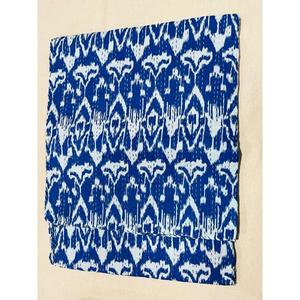 Cubrecama de algodón Kantha enfocado en la comodidad, con estampado de bloques tradicionales y tela natural suave para un sueño tranquilo y decorativo - Product Image 1
