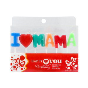 Vendita calda decorazione per la casa set di <span class=keywords><strong>buon</strong></span> <span class=keywords><strong>compleanno</strong></span> <span class=keywords><strong>torta</strong></span> candele lettera Stick fatto di paraffina - Product Image 6