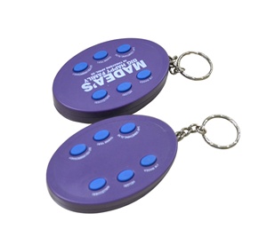 Biểu tượng tùy chỉnh 6-nút nói chuyện Keychain với âm thanh giọng nói âm nhạc giai điệu cá nhân vòng chìa khóa người tiêu dùng sản phẩm điện tử - Product Image 3