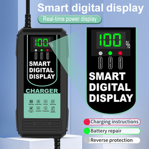 E-스쿠터 및 E-인력거용 60V 4A EV 충전기 온도 및 디지털 디스플레이 납산 배터리 충전기 스마트 고장 - Product Image 2