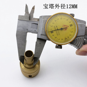 Brass 1/2 Inch Barb <b>Quick</b> <b>Connector</b> For Garden Irrigation Hose Fitting - Product Image 2