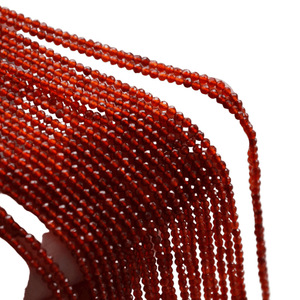 Natural <b>Red</b> Agate Round <b>Beads</b> 2mm Faceted Loose <b>Beads</b> For Jewelry Making - Product Image 5