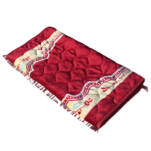 Muslim floral woven washable comfortable car <b>tent</b> floor mat carpet - Product Image 1