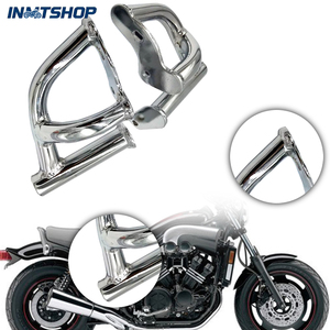 Couleurs personnalisées - Pare-chocs de moteur Highway Engine pour Yamaha <span class=keywords><strong>Vmax</strong></span> VMX <span class=keywords><strong>1200</strong></span> (1985-2007) Garde de moteur Pare-chocs Barre anti-chute Grand bar - Product Image 2