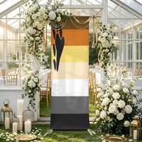 Toile de fond personnalisée à motif d'ours arc-en-ciel gay, pour célébrations thématiques, décoration photo en studio et aménagement de fond pour rassemblements intérieurs