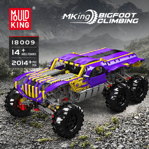 Mould King 18009 2014PCS Car Serie RC Purple Gold Tiger Climb Car Building Block Model Technical Educational Toys Festival Gift - Product Image 2