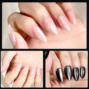 BIN <strong>Pink</strong> Colors Cat Eye Press on <strong>Nails</strong> - Product Image 4
