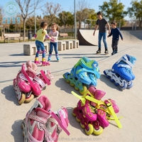 Patins à roulettes d'occasion en gros, directement de l'usine, qualité supérieure, patins en ligne et quad d'occasion pour enfants et adultes, mixtes