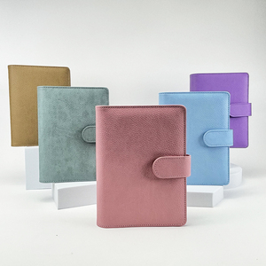 Offre Spéciale : Organiseur de budget pour la gestion de l'argent et le défi d'épargne, avec fonction de classement de billets, carnet de planification texturé, classeur à anneaux dorés A6 - Product Image 3