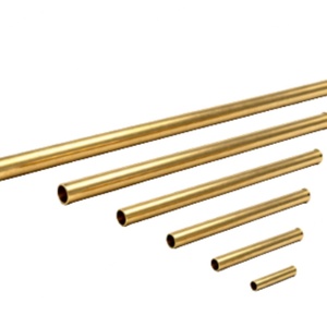 ท่อทองเหลืองกลมไร้รอยต่อ C3771 ความแข็งแรงสูง ขายดีที่สุด - Product Image 1