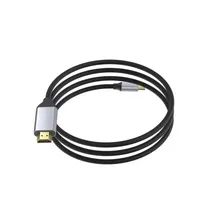 Kabel adaptor Tipe C ke HDMI USB 3.1 ke HDMI, kabel ekstensi kabel USB 4K 30Hz untuk MacBook PC Monitor