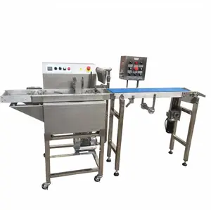 304 SUS chocolate coating machine mesh belt/chocolate truffle enrobing machine