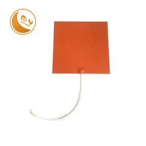 8"x8" 500W 110V Silicone Heater 3D Printer Heated Bed Electric Heating Element Silicone Rubber Heater