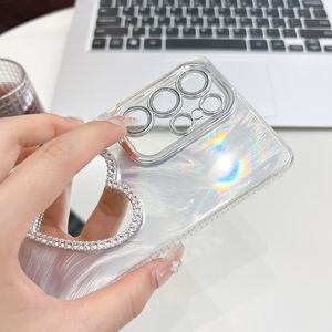 Funda de espejo de diamante de lujo para <span class=keywords><strong>Iphone</strong></span> 16E 16 15 14 Pro <span class=keywords><strong>13</strong></span> Pro Max Bling Plating IMD funda de teléfono Love Cat Protector de lente de cámara - Product Image 4