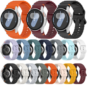 Banda de reloj inteligente deportiva de silicona impermeable transpirable de lujo para Samsung Galaxy Watch Correa - Product Image 4