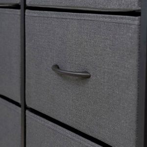 Commode autoportante moderne en tissu pour salon, durable, avec panneaux en MDF et acier inoxydable, en pin, disponible en plusieurs couleurs - Fournisseur en gros - Product Image 5