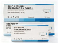 Sachets de Stérilisation Dentaire Transparents Auto-Scellants Écologiques – Boîte de 200 Sachets de Qualité Médicale pour Autoclave, Idéaux pour Cliniques et Prévention des Infections