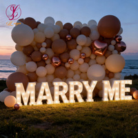 Lettres lumineuses LED « Marry Me » blanc chaud de 4 pieds, enseigne lumineuse de 5 pieds pour club, magasin, fête, décoration de haute qualité