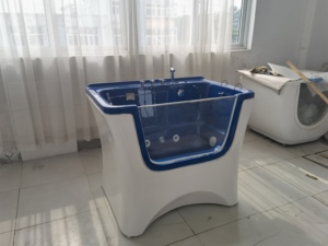 Venta de fábrica Petstory <span class=keywords><strong>Princess</strong></span> No.2 Acrílico moderno Ecológico Masaje de aire Independiente <span class=keywords><strong>Bañera</strong></span> para mascotas Spa de ozono en forma de rectángulo - Product Image 6