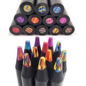 Cadeau scolaire Crayons arc-en-ciel jumbo de couleurs mélangées de qualité supérieure Crayons arc-en-ciel multicolores pour enfants - Product Image 1