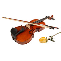 Vente directe d'usine : Violon en tilleul 4/4-1/16 pas cher avec archet et étui