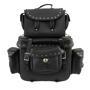 Mochila de Viaje para Motocicleta, Práctica Bolsa de Transporte para Aventuras en Movimiento, Impermeable, Diseño Básico de Mordida de Serpiente - Product Image 1