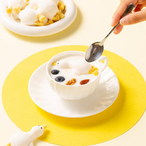 El Pato Plano 3D Hecho de Algodón de Azúcar para Venta al por Mayor es la Complementación Perfecta para Beber Café y Preparar Postres - Product Image 3