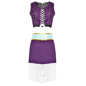 ชุดคอสเพลย์นิโค โรบินสำหรับผู้หญิง สำหรับงานปาร์ตี้ การแสดงบนเวที หรือเล่นบทบาทสมมติ ขายดี พร้อมเสื้อคลุมขนสัตว์ สำหรับชุดฮาโลวีน - Product Image 3