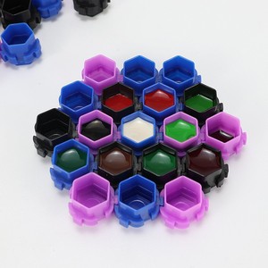 Vasos de Tinta Desechables para Tatuajes, 200 Unidades, Portavasos para Pigmento, Suministros para Estudio de Tatuajes - Product Image 2