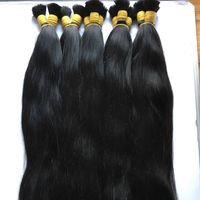 Cheveux européens Remy de qualité supérieure, d'un seul donneur, ultra-fins, 100% Shandong, pour décoloration, couleur claire et perruques, 100g/en vrac