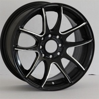 Roues en alliage d'aluminium en or, mat, noir, rouge, bleu, Machine, lèvre, 15x7.0 16x7.0 17x8.0 9.0 18x8 9.5