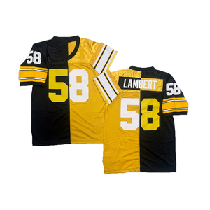 Maillot de rugby vintage pour homme, style cousu, L.C. Greenwood Joe Greene John Stallworth Heath Miller <span class=keywords><strong>James</strong></span> Harrison S-3XL Expédition rapide - Product Image 6