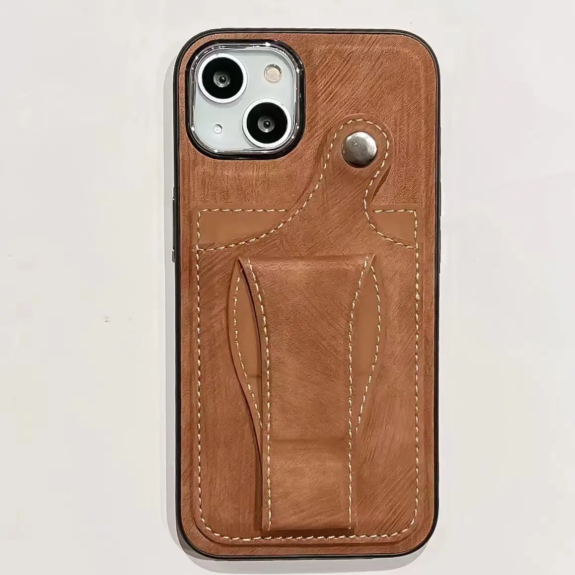 Multi-functional Rotary Card Bag Leather Case Invisible Bracket Mobile Phone Case For Iphone14