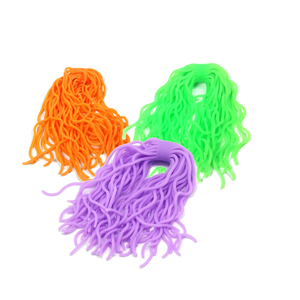 Squirmy Wormy-Materiales de atado de moscas, surtido de colores, para San <span class=keywords><strong>Juan</strong></span>, moscas, señuelo suave, Ultra elástico, WormB13 - Product Image 1
