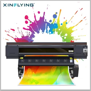 Lifetime warranty 6pcs i3200 heads 8colors high speed sublimation printer plotter price in china