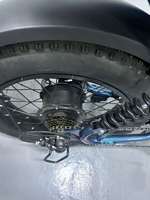 Moto électrique durable haute performance, moto de rue, batterie au lithium, freins à disque, acier, pour adulte, longue distance