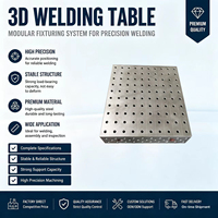 Plateforme de soudage 3D à haute précision, table de fixation modulaire pour le soudage de cadres de moto et de pièces automobiles