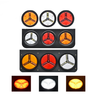 Feux arrière séquentiels à trois lampes 12V 24V à DEL pour camions et remorques