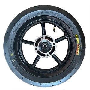 Ruote Kenda da 12 pollici nere con pneumatici Hot Melt, compatibili con Tuttio/Yozma/Razor/EM5, rivestimento di ricambio 110/70-12 e <span class=keywords><strong>90</strong></span>/<span class=keywords><strong>90</strong></span>-12 120/70-12 - Product Image 6