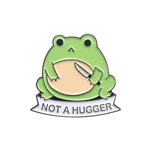 OEM ODM No Minimum Wholesale Manufacturers Design Cartoon Animal Frog Soft Hard Metal Crafts Lapel <b>Pins</b> Custom <b>Badges</b> Enamel <b>Pin</b> - Product Image 3