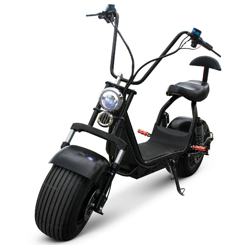 China Classic Popular Fat Tire 2 Wheel Electric Citycoco Scooter 1500w Adult Electric Motorcycle