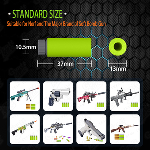 Gynttkids - Dardos de Espuma EVA Suaves y Divertidos, 200 Unidades, para Pistolas de Juguete, para Niños - Product Image 2
