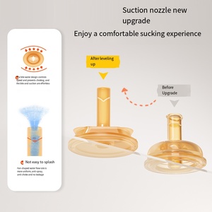 Taza Sippy anticaída a prueba de niños, silicona duradera y materiales PPSU para entrenamiento y alimentación de bebidas para bebés - Product Image 4