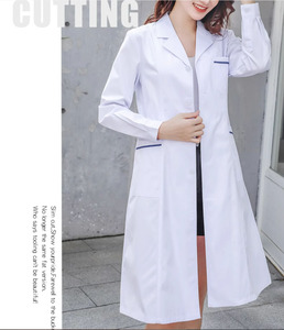Vêtements de <span class=keywords><strong>travail</strong></span> de laboratoire <span class=keywords><strong>d</strong></span>'<span class=keywords><strong>esthéticienne</strong></span> dentaire orale pour hommes et femmes vêtements de <span class=keywords><strong>travail</strong></span> de médecin à long manteau blanc personnalisé en gros - Product Image 5