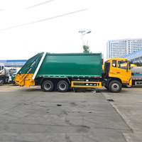 Camion compacteur de déchets à chargement arrière 6x4 22cbm 18 tonnes, directement de l'usine, pour l'assainissement municipal