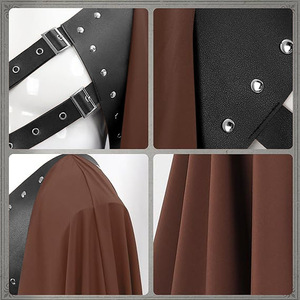 Manteau de Chevalier Médiéval et Renaissance Transfrontalier pour Halloween, Cosplay Unisexe en Polyester, Style Européen et Américain, pour Jeux de Rôle Fantastiques - Product Image 5
