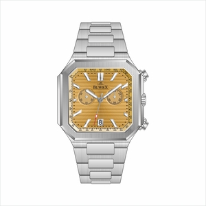 Reloj Multifuncional de Cuarzo con Cronógrafo Cuadrado de Acero Inoxidable 316 de 41 mm - Product Image 5