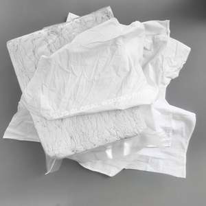 Trapos de Limpieza Prelavados--Trapos de Limpieza Reciclados Blancos 100% Algodón con Gran Capacidad de Limpieza - Product Image 1